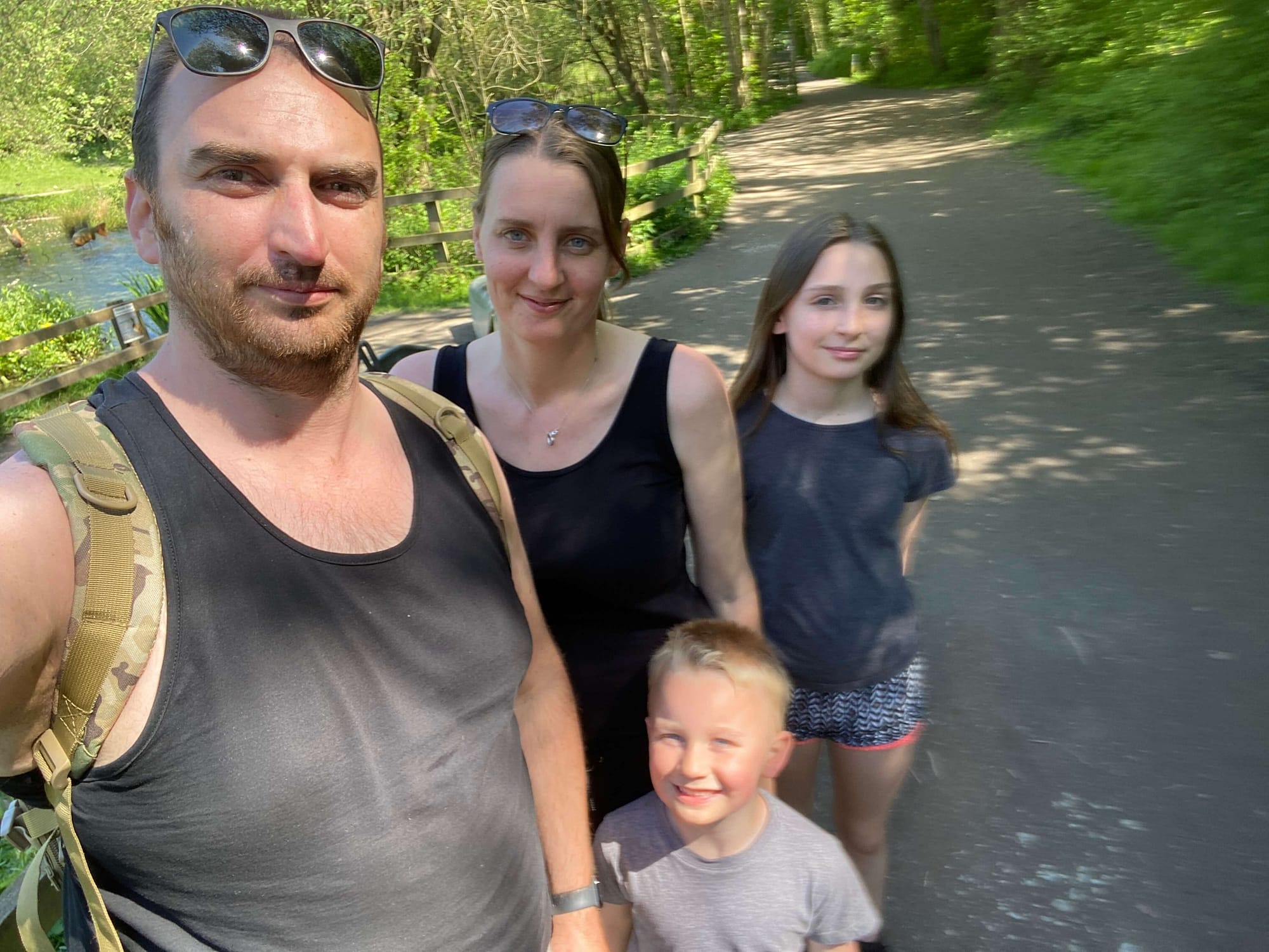 Family Walk In Guisbrough Woods