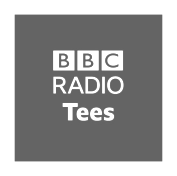 BBC Radio Tees Logo Grey
