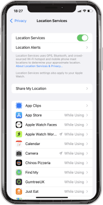 Iphone Privacy Location Services