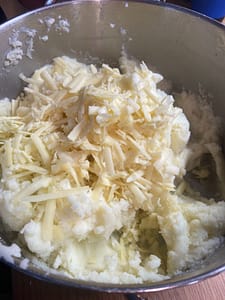 Mature Cheese In Mashed Potato