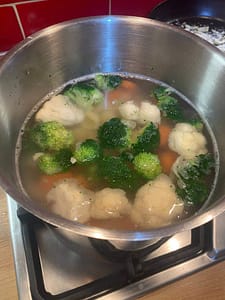 Vegetables And Pasta Boiling