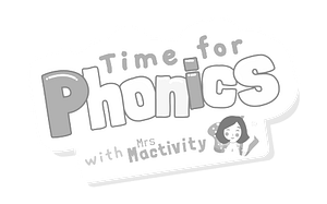 Time For Phonics Logo Greyscale