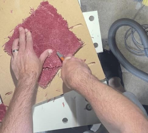 Cutting Carpet With Ceramic Utility Knife