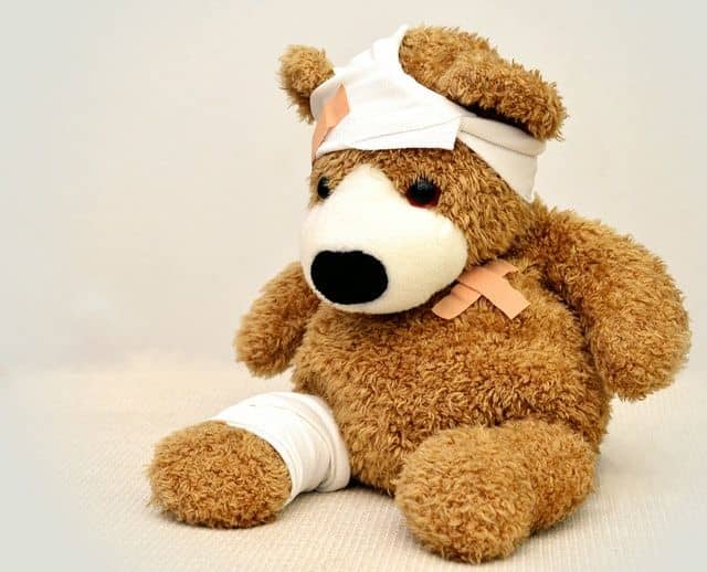 Bear With Injuries