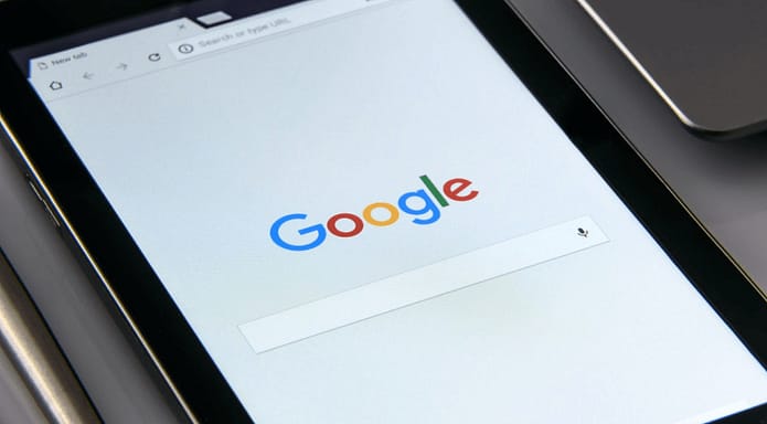Google On Tablet